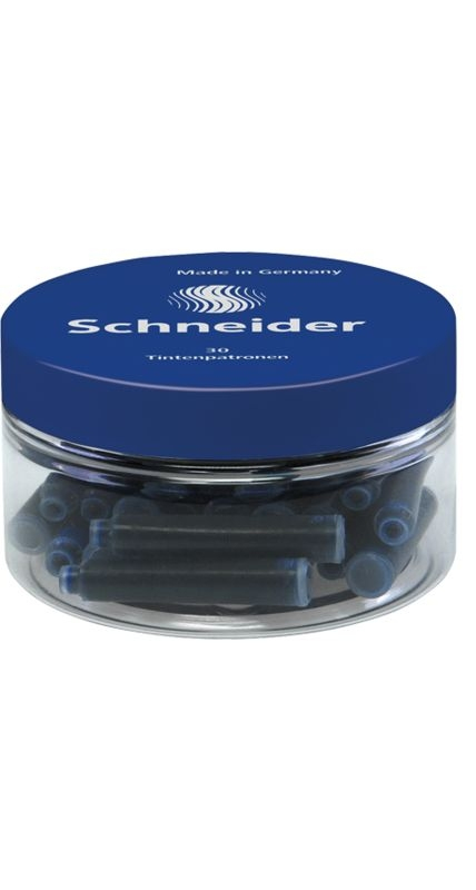 Schneider Schreibgeräte Schneider Pen Tintenpatronen - Blau - Behälter - 30 Stück(e)