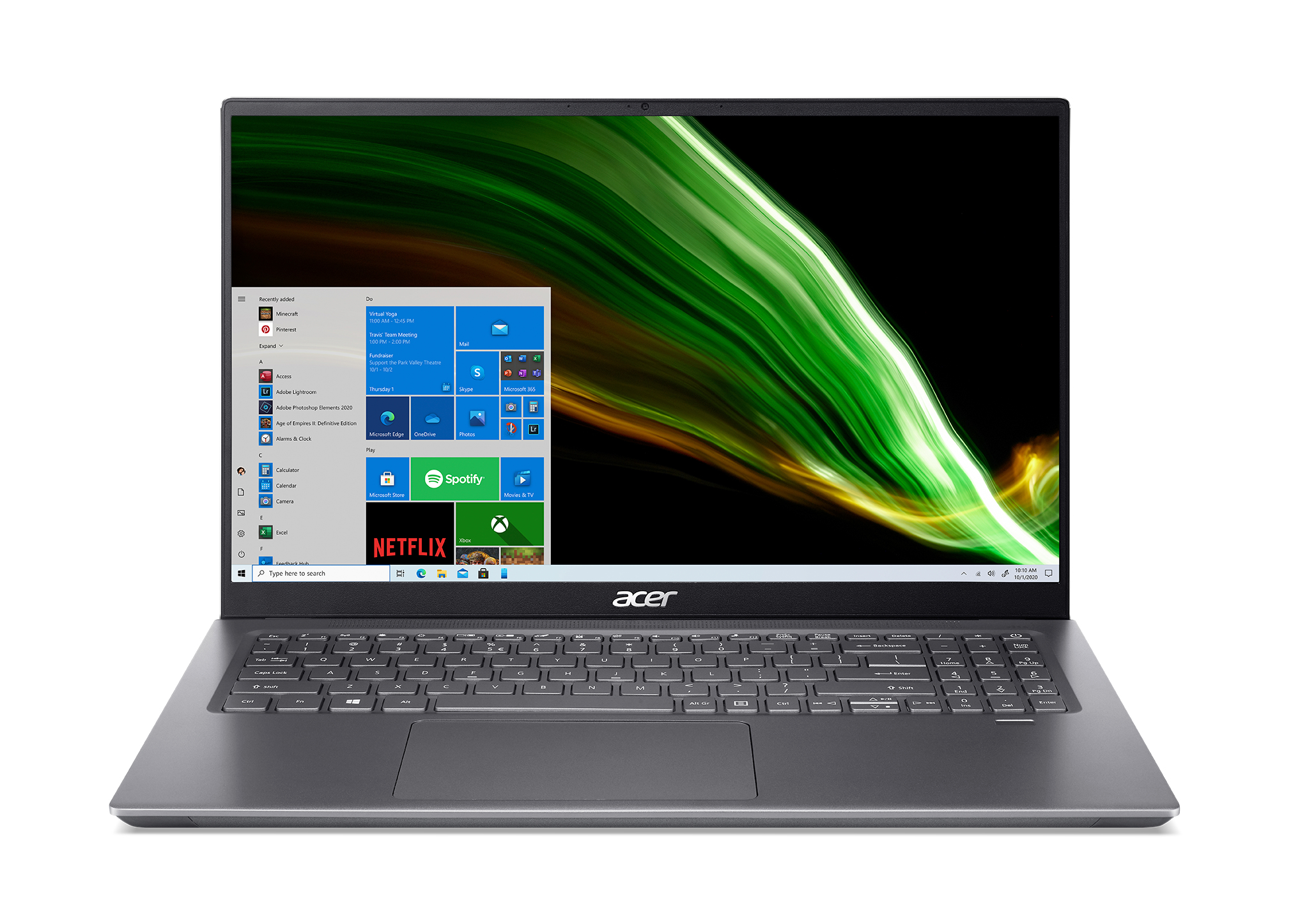Acer Swift SFX16-51G-73D4 i7-11390H Notebook 40,9 cm (16.1 Zoll) Full HD Intel (R) Core™ i7 16 GB LPDDR4x-SDRAM 1000 GB SSD NVIDIA GeForce RTX 3050 Ti Wi-Fi 6 (802.11ax) Windows 11 Home Grau