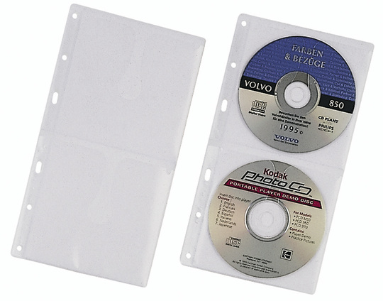 Durable 5203-19 - Schutzhülle - 2 Disks - Transparent - Polypropylen (PP) - 120 mm - 156 mm