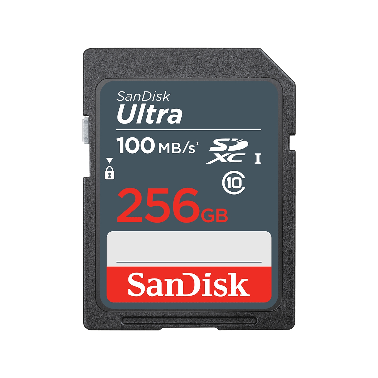 SanDisk Ultra - 256 GB - SDXC - Klasse 10 - UHS-I - 100 MB/s - Schockresistent - Temperaturbeständig - Wasserdicht - Röntgensicher
