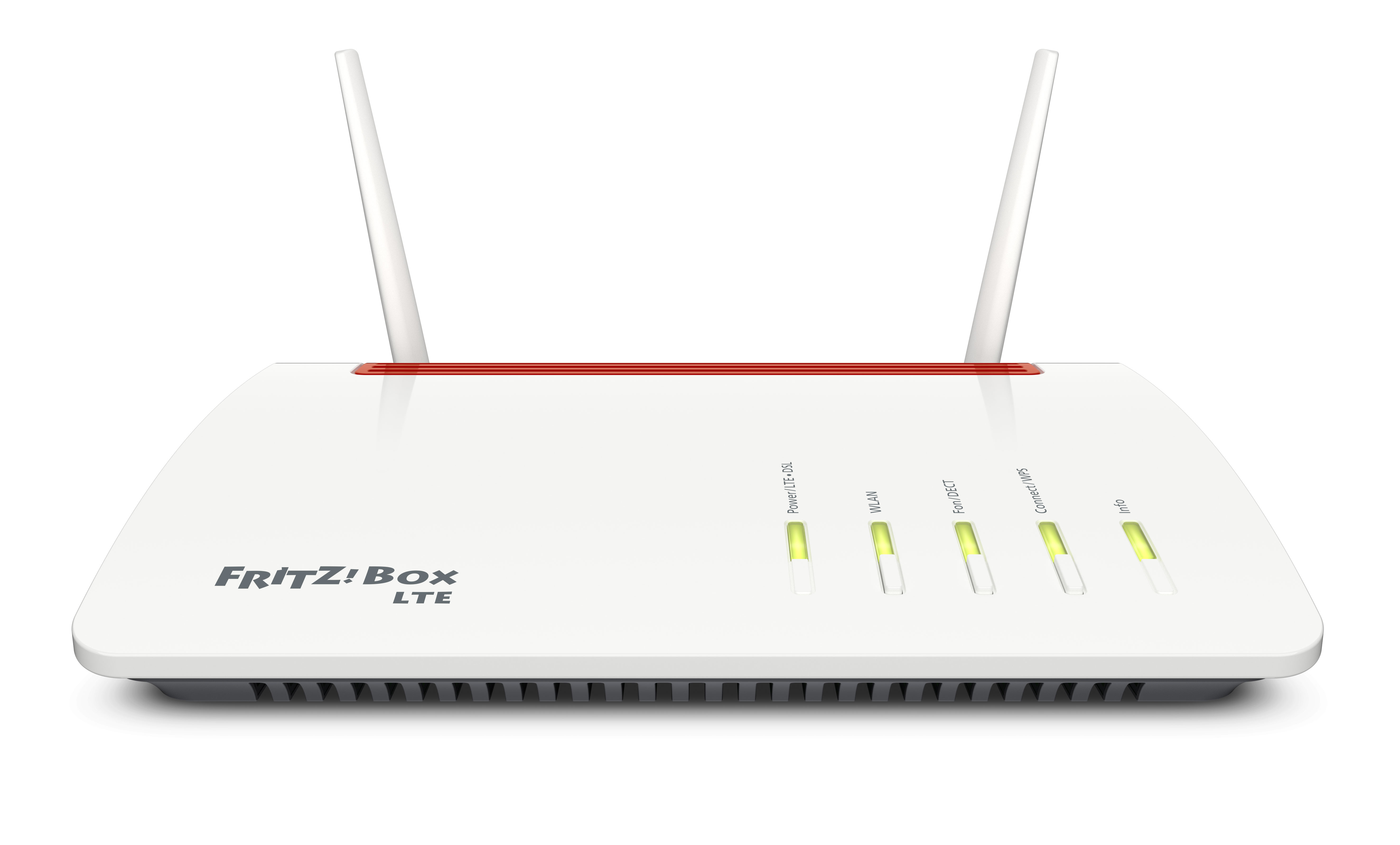 AVM FRITZ!Box 6890 LTE WLAN-Router Gigabit Ethernet Dual-Band (2,4 GHz/5 GHz) 4G Schwarz, Rot, Weiß
