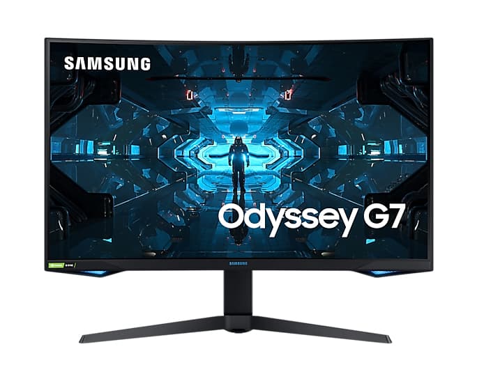 Samsung Odyssey C32G74TQSR - 81,3 cm (32 Zoll) - 2560 x 1440 Pixel - Wide Quad HD+ - QLED - 1 ms - Schwarz