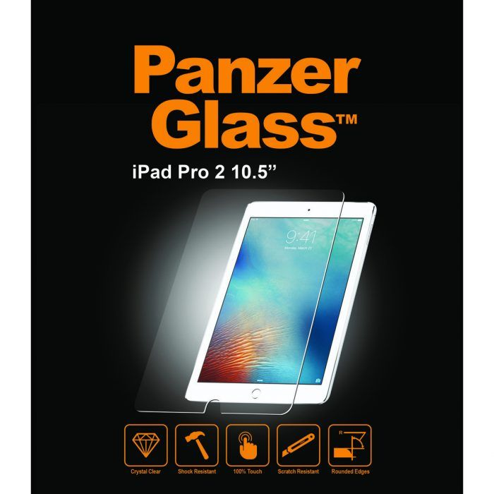 PanzerGlass 2015 - Klare Bildschirmschutzfolie - Apple - iPad Pro 10.5”/Air (2019) - Kratzresistent - Transparent - Gehärtetes Glas