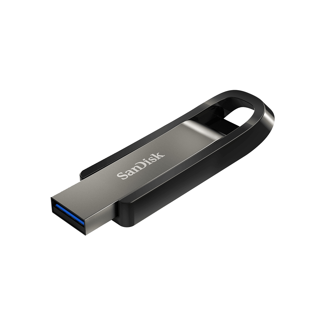 SanDisk Extreme Go - 256 GB - USB Typ-A - 3.2 Gen 1 (3.1 Gen 1) - 400 MB/s - Dia - Edelstahl