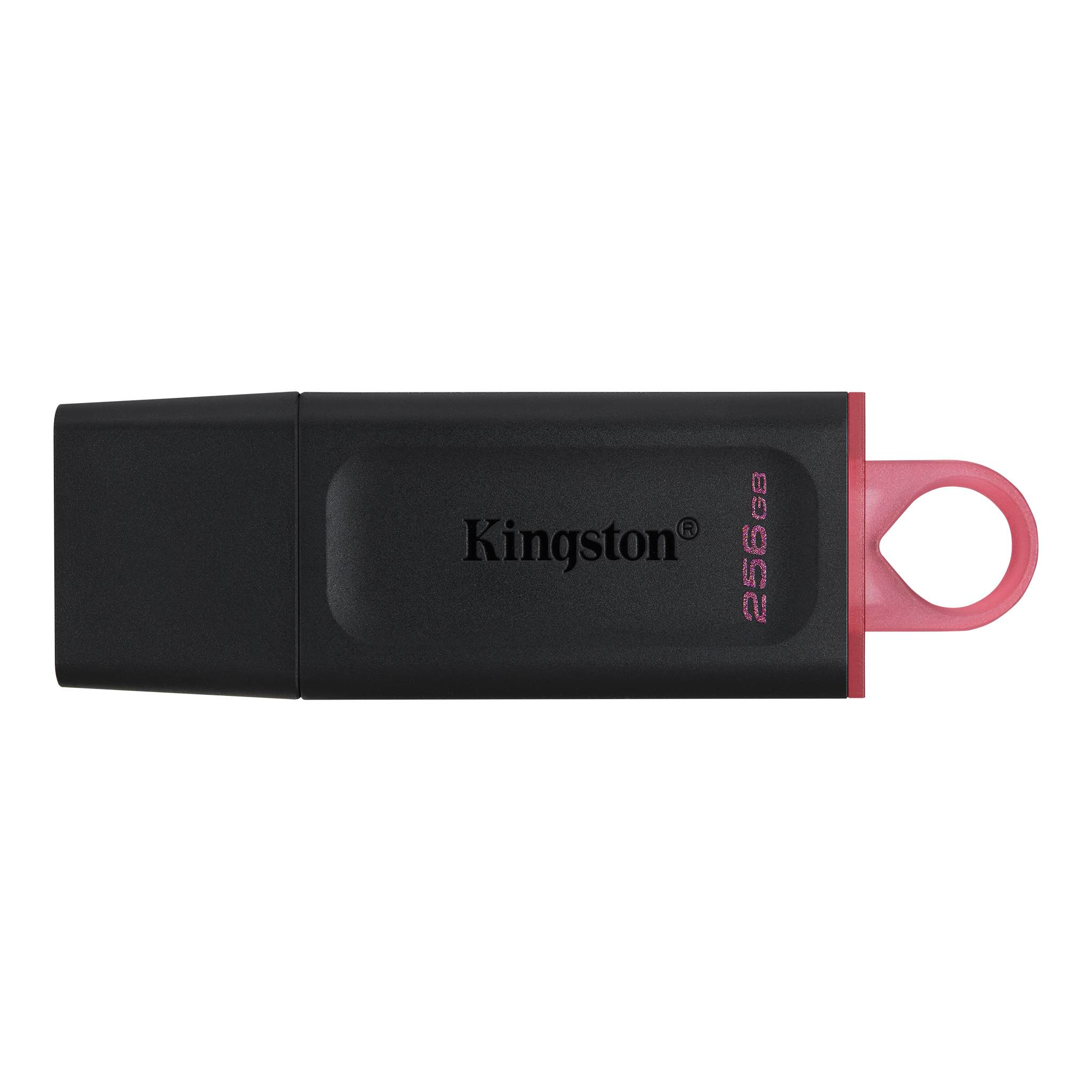 Kingston DataTraveler Exodia - 256 GB - USB Typ-A - 3.2 Gen 1 (3.1 Gen 1) - Kappe - 11 g - Schwarz