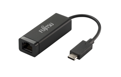 Fujitsu S26391-F6058-L301 - Verkabelt - USB Typ-C - Ethernet - 1000 Mbit/s - Schwarz