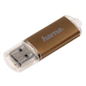 Hama USB-Stick Laeta, USB 2.0, 32 GB, 10MB/s, Bronze