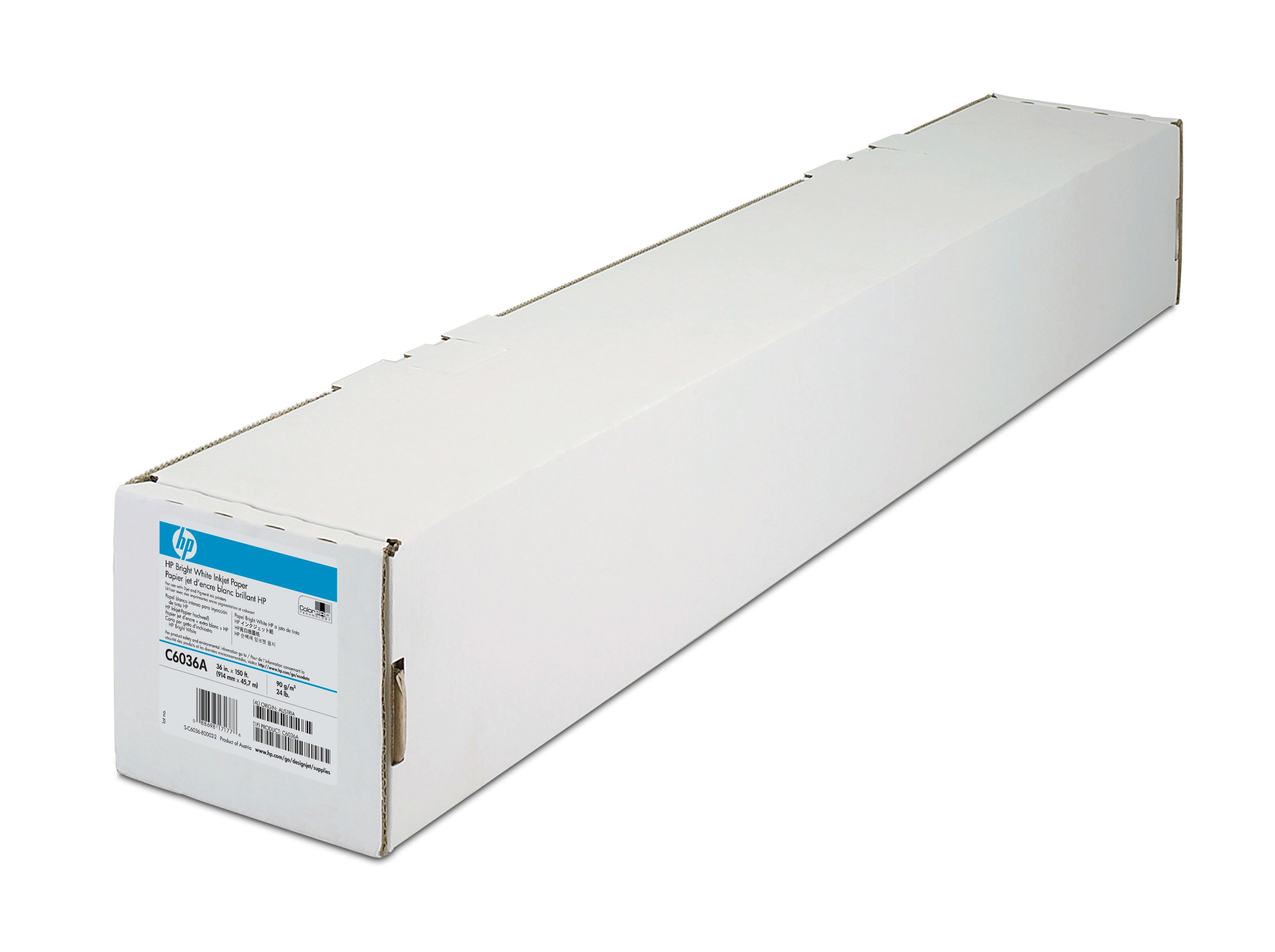 HP DesignJet Bright White Inkjet Paper A0 / A0+ Inkjet-Papier - 90 g/m²