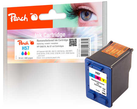 Peach Druckkopf color kompatibel zu HP No. 57, C6657AE