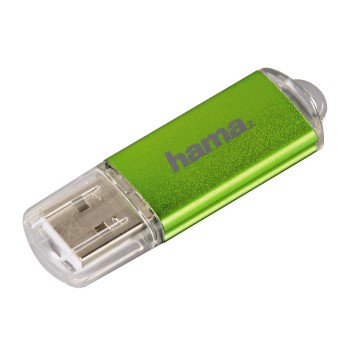 Hama USB-Stick Laeta, USB 2.0, 64 GB, 10MB/s, Grün