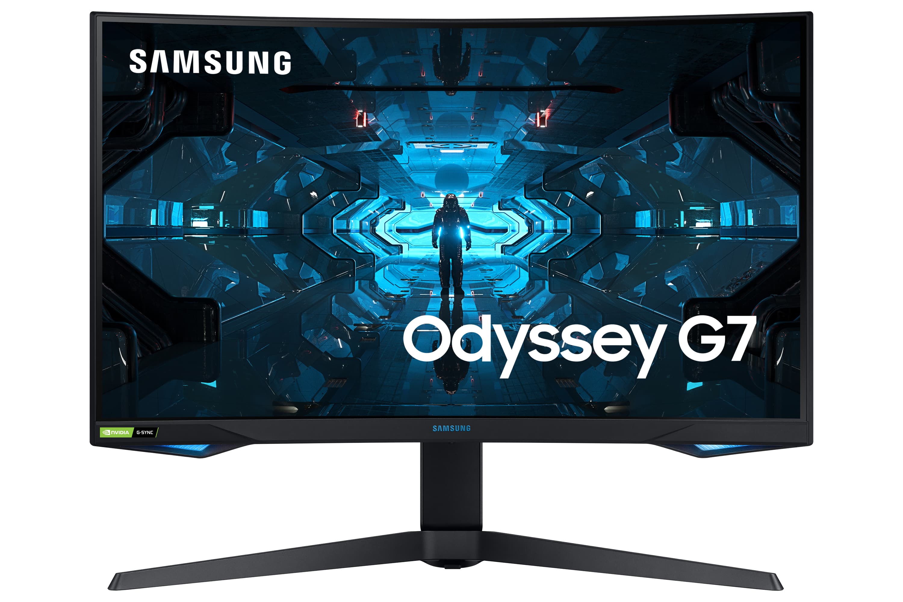 Samsung Odyssey C27G74TQSR - 81,3 cm (32 Zoll) - 2560 x 1440 Pixel - Quad HD - QLED - 1 ms - Schwarz