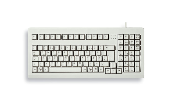 Cherry Classic Line G80-1800 - Tastatur - 105 Tasten QWERTZ - Grau