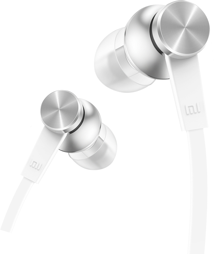 Xiaomi Mi In-Ear Headphones Basic - Kopfhörer - im Ohr - Anrufe & Musik - Silber - Weiß - Binaural - 1,25 m