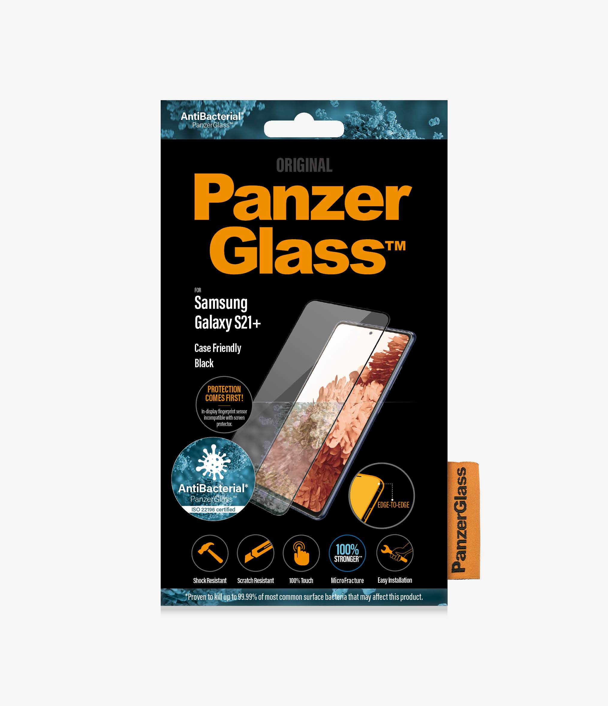 PanzerGlass 7264 - Samsung - Galaxy S21+ - Kratzresistent - Antibakteriell - Transparent