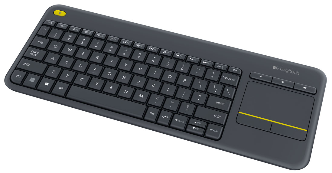 Logitech Wireless Touch Keyboard K400 Plus - Tastatur - drahtlos