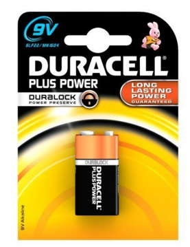 Duracell 105485 - Einwegbatterie - 9V - Alkali - 9 V - 1 Stück(e) - Sichtverpackung