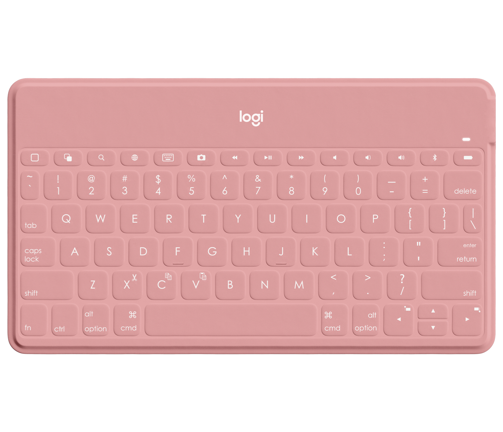 Logitech Keys-To-Go - Französisch - 1,7 cm - 1,2 mm - Apple - iPad - iPhone - Apple TV - Pink