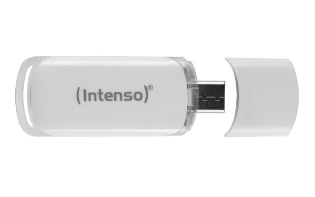 Intenso Flash Line - 32 GB - USB Typ-C - 3.2 Gen 1 (3.1 Gen 1) - 70 MB/s - Kappe - Weiß