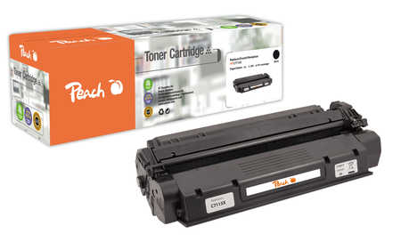 Peach Tonermodul schwarz, High Capacity kompatibel zu HP No. 15X BK, EP-25, C7115X