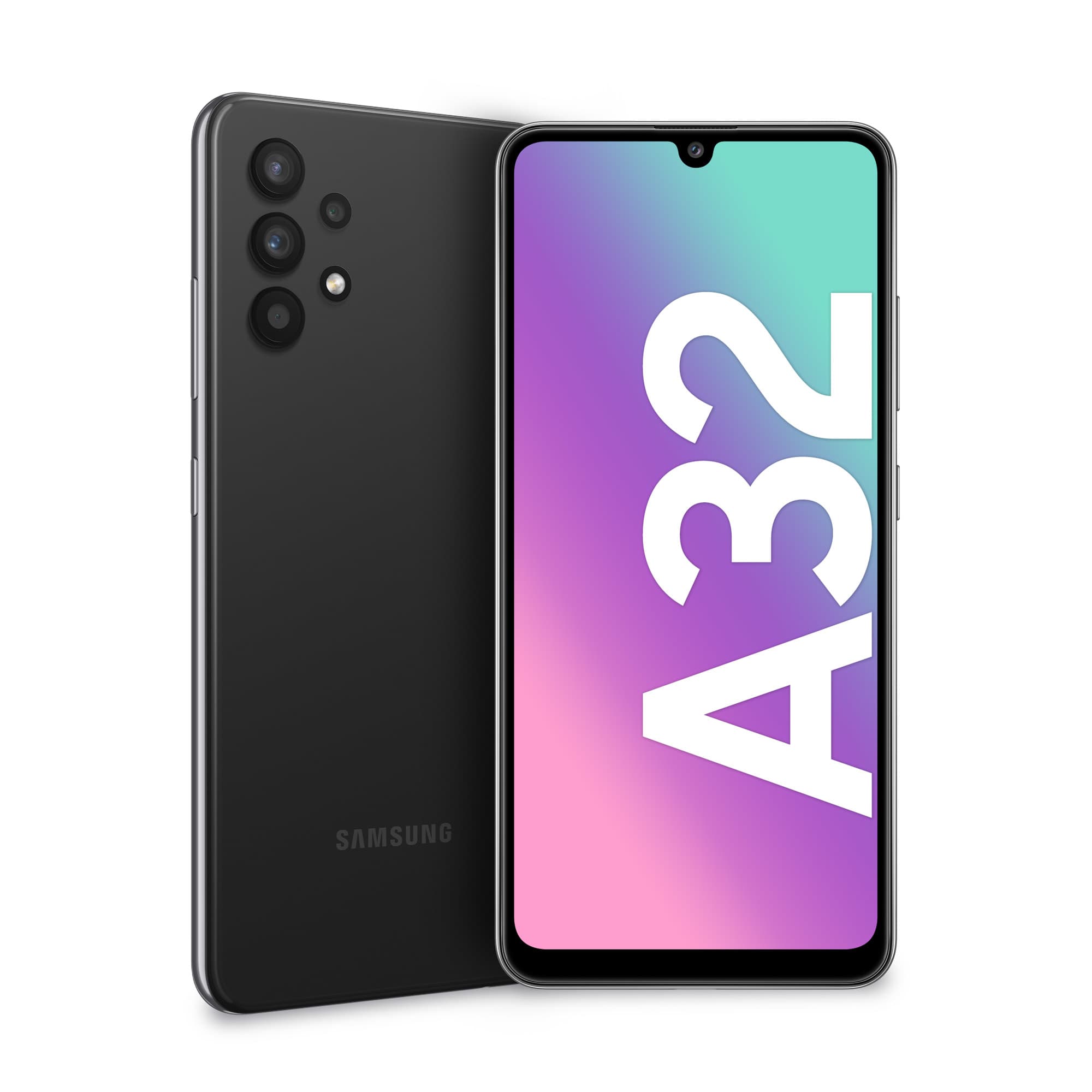 Samsung Galaxy SM-A325F/DS - 16,3 cm (6.4 Zoll) - 4 GB - 128 GB - 64 MP - Android 11 - Schwarz