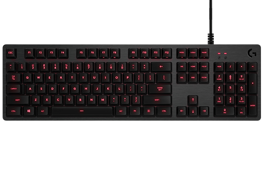 Logitech G G413 Gaming Keyboard - Verkabelt - USB - Mechanischer Switch - QWERTZ - LED - Schwarz