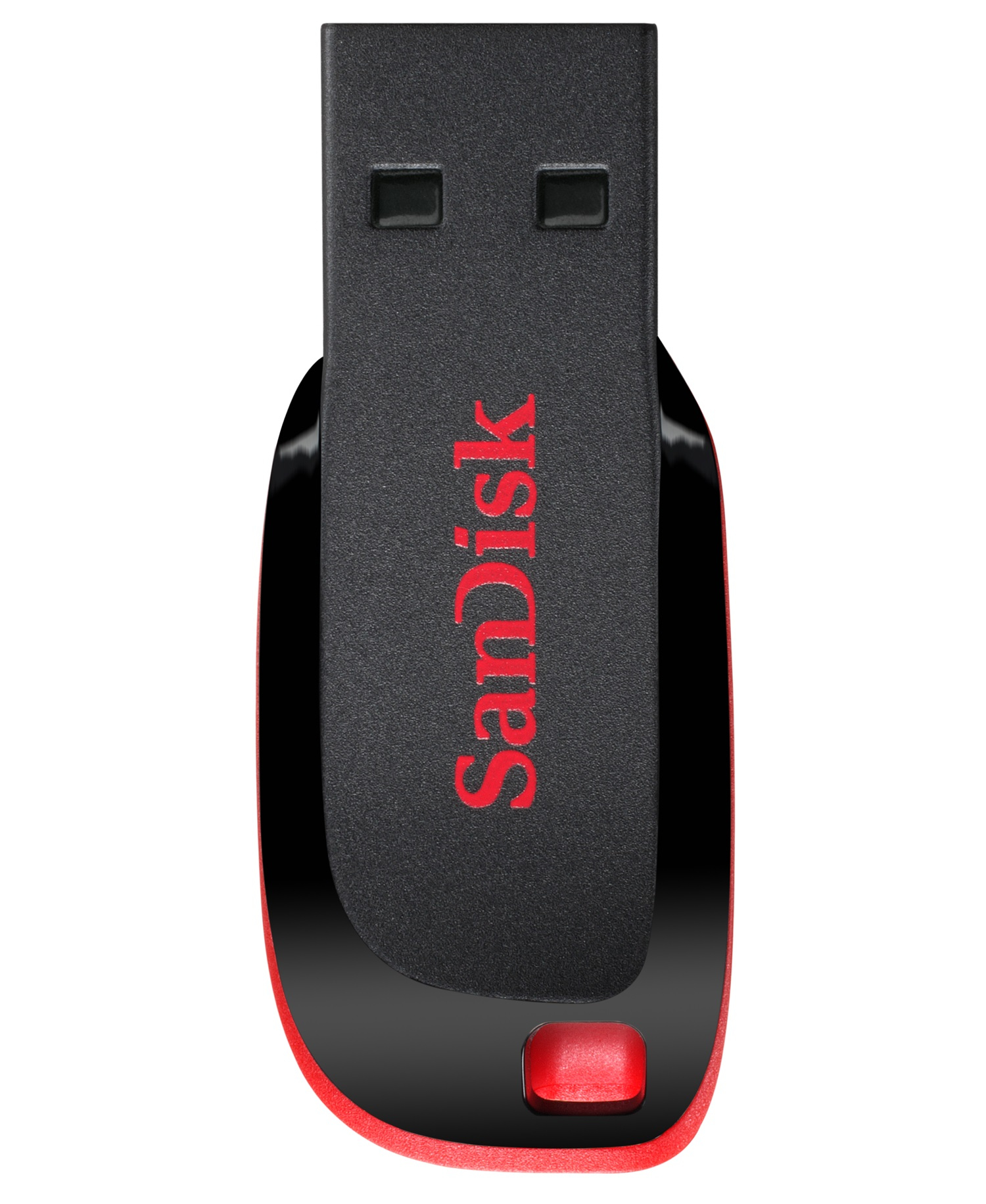 SanDisk Cruzer Blade - 128 GB - USB Typ-A - 2.0 - Ohne Deckel - 2,5 g - Schwarz - Rot