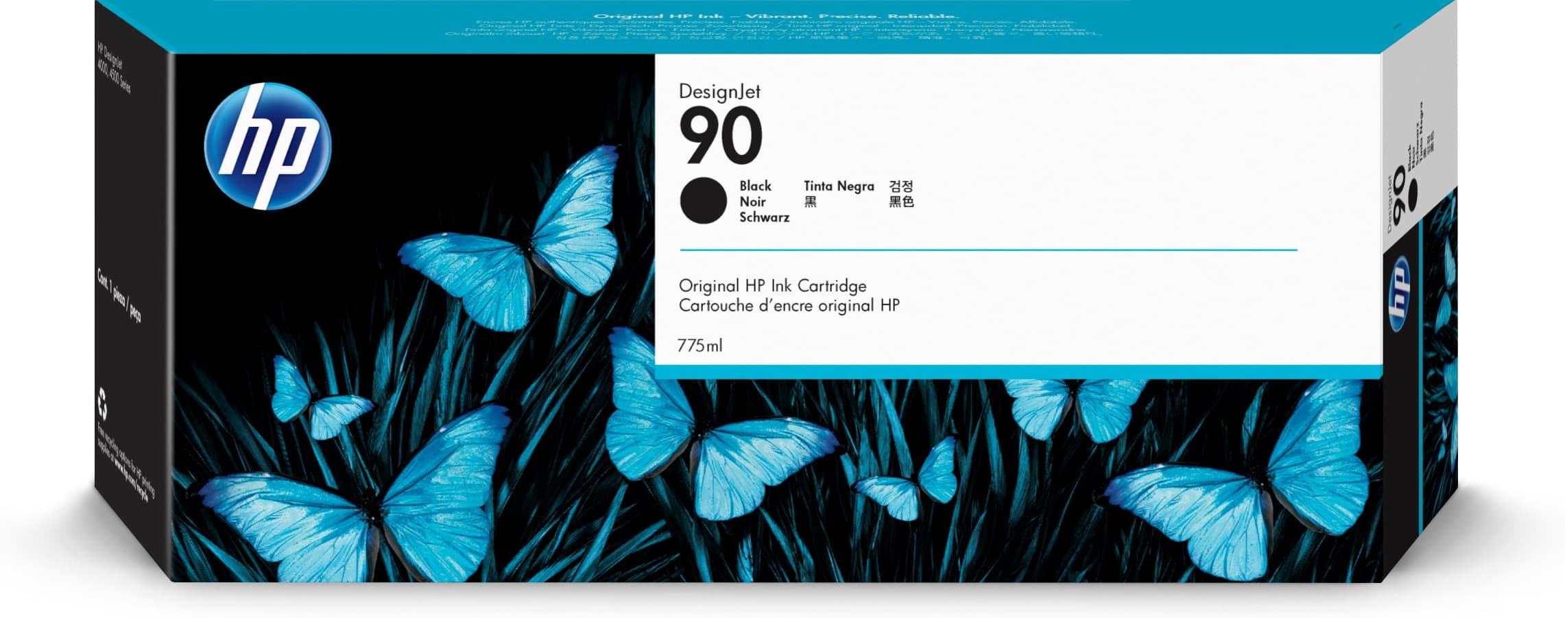 HP 90 - Original - Tinte auf Pigmentbasis - Schwarz - HP - HP Designjet 4000 - 4500 - 1 Stück(e)