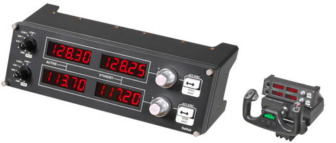 Logitech Saitek Pro Flight Radio Panel - Flugsimulator-Instrumentenbrett - verkabelt