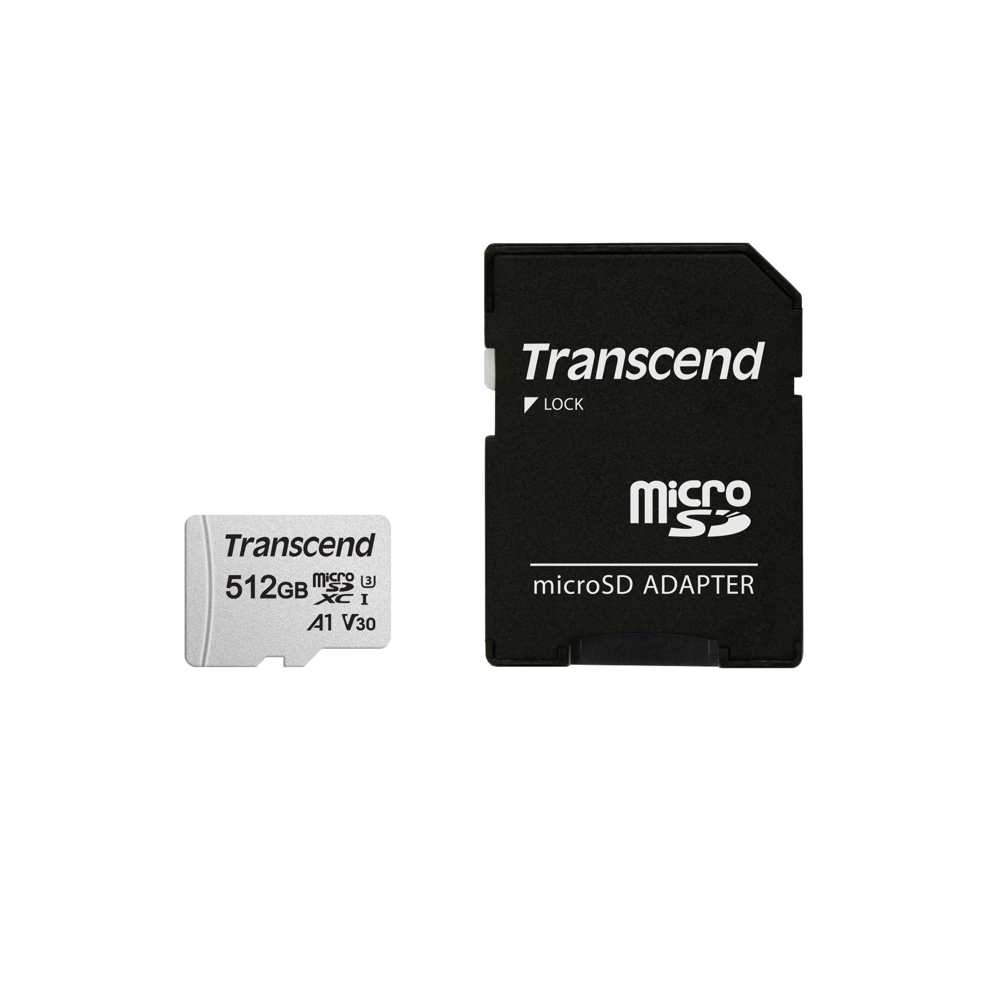 Transcend 300S - 512 GB - MicroSDXC - NAND - 95 MB/s - 40 MB/s - Class 3 (U3)