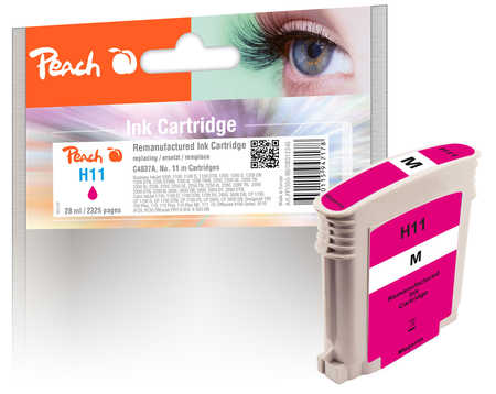 Peach Tintenpatrone magenta kompatibel zu HP No. 11 m, C4837A
