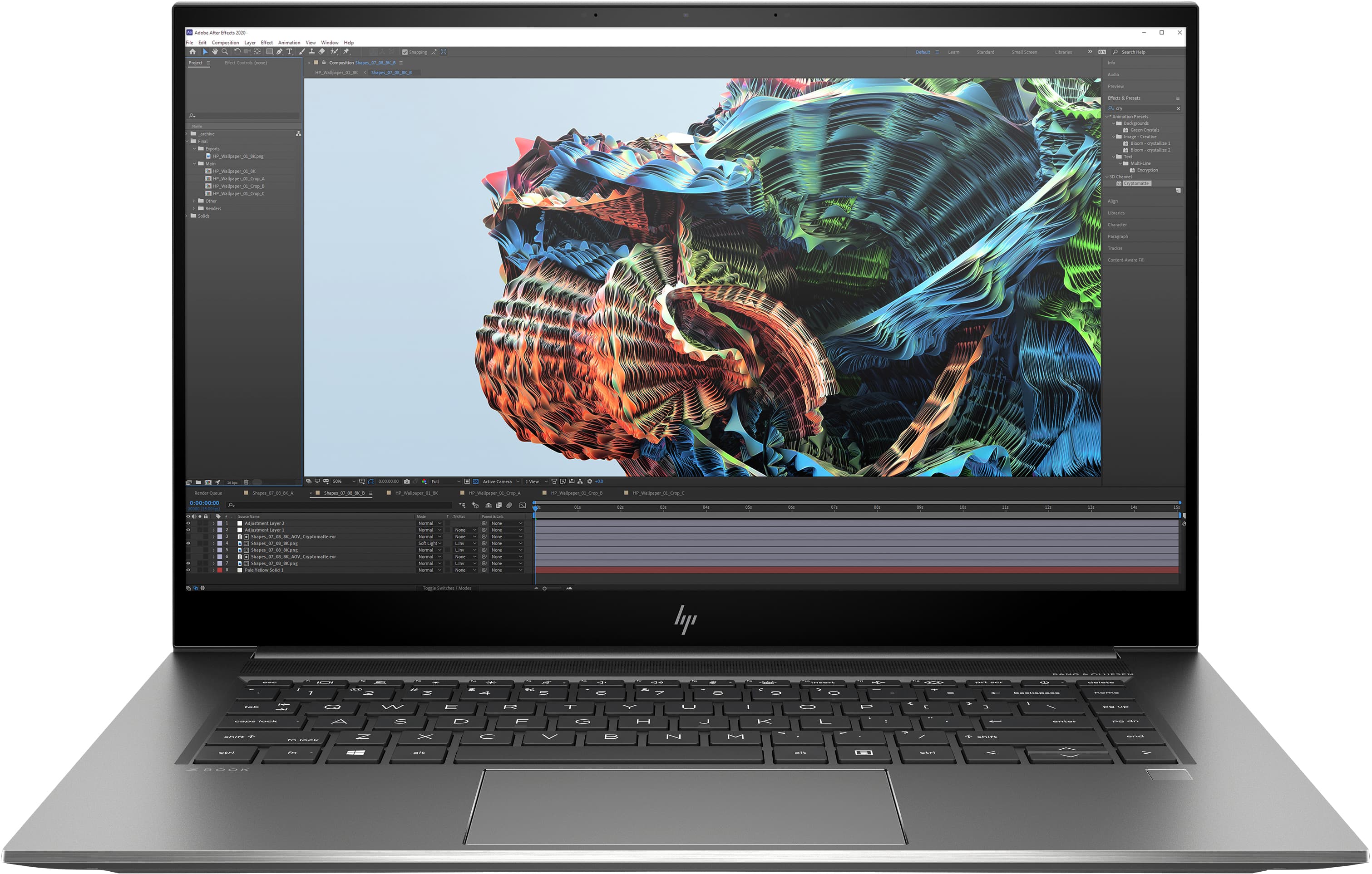 HP ZBook Studio 15.6 G8 Mobile Workstation - Intel® Core™ i7 Prozessoren der 11. Generation - 2,5 GHz - 39,6 cm (15.6 Zoll) - 1920 x 1080 Pixel - 32 GB - 1000 GB