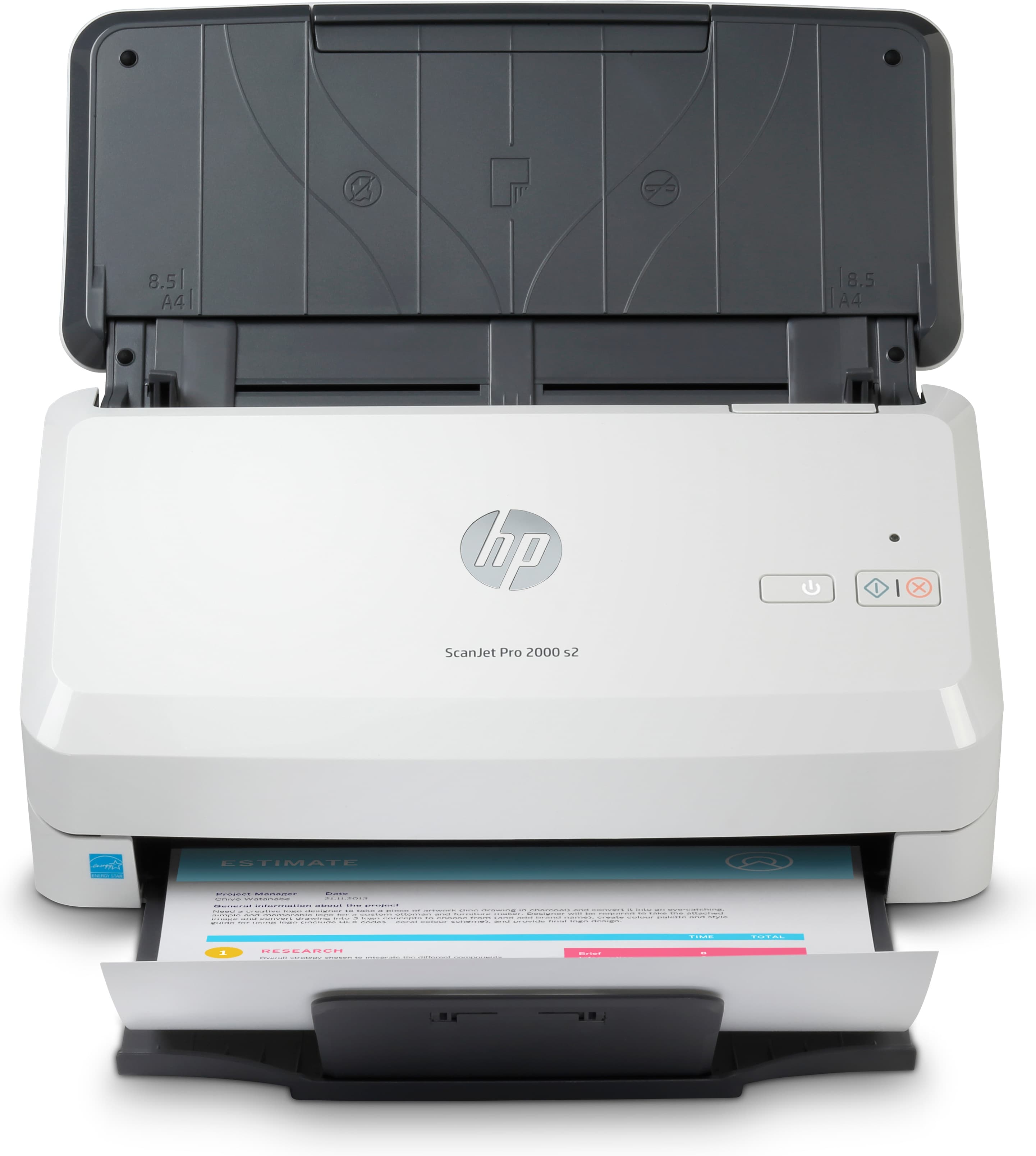 HP Scanjet Pro 2000 s2 - 216 x 3100 mm - 600 x 600 DPI - 3500 Seiten - Scanner mit Vorlageneinzug - Schwarz - Weiß - CMOS CIS