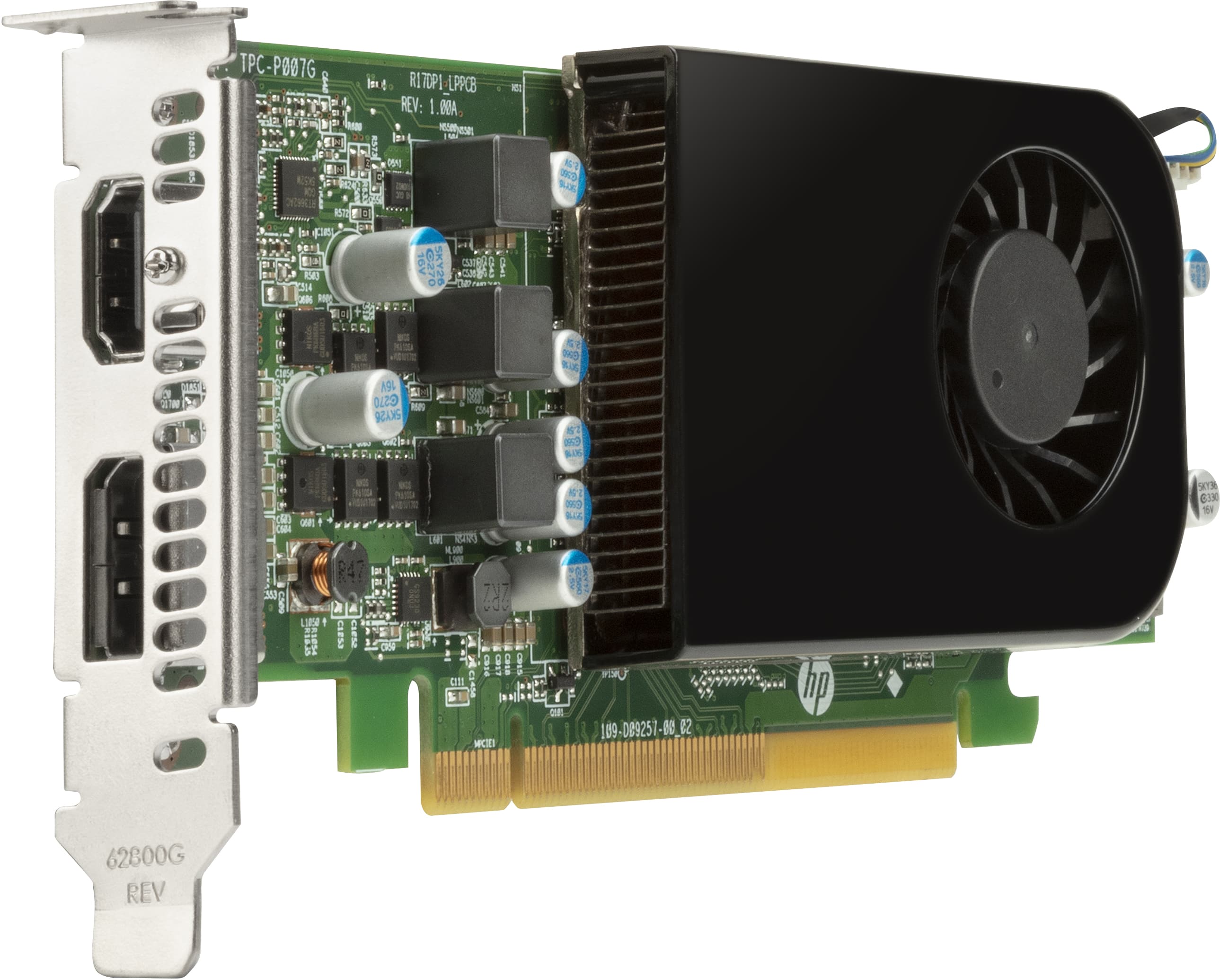 HP Grafikkarte AMD Radeon RX 550X 4 GB GDDR5-RAM PCIe 3.0 x16, DisplayPort - Grafikkarte - PCI-Express
