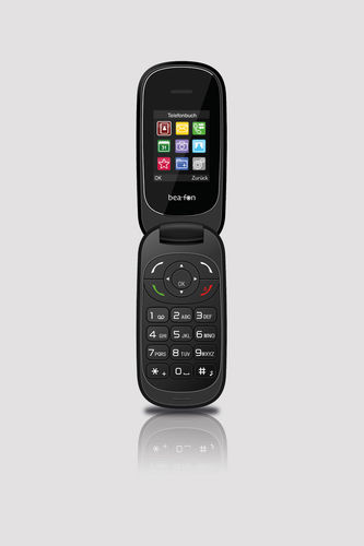Bea-fon C220 - Klappgehäuse - Single SIM - 4,5 cm (1.77 Zoll) - Bluetooth - 800 mAh - Rot