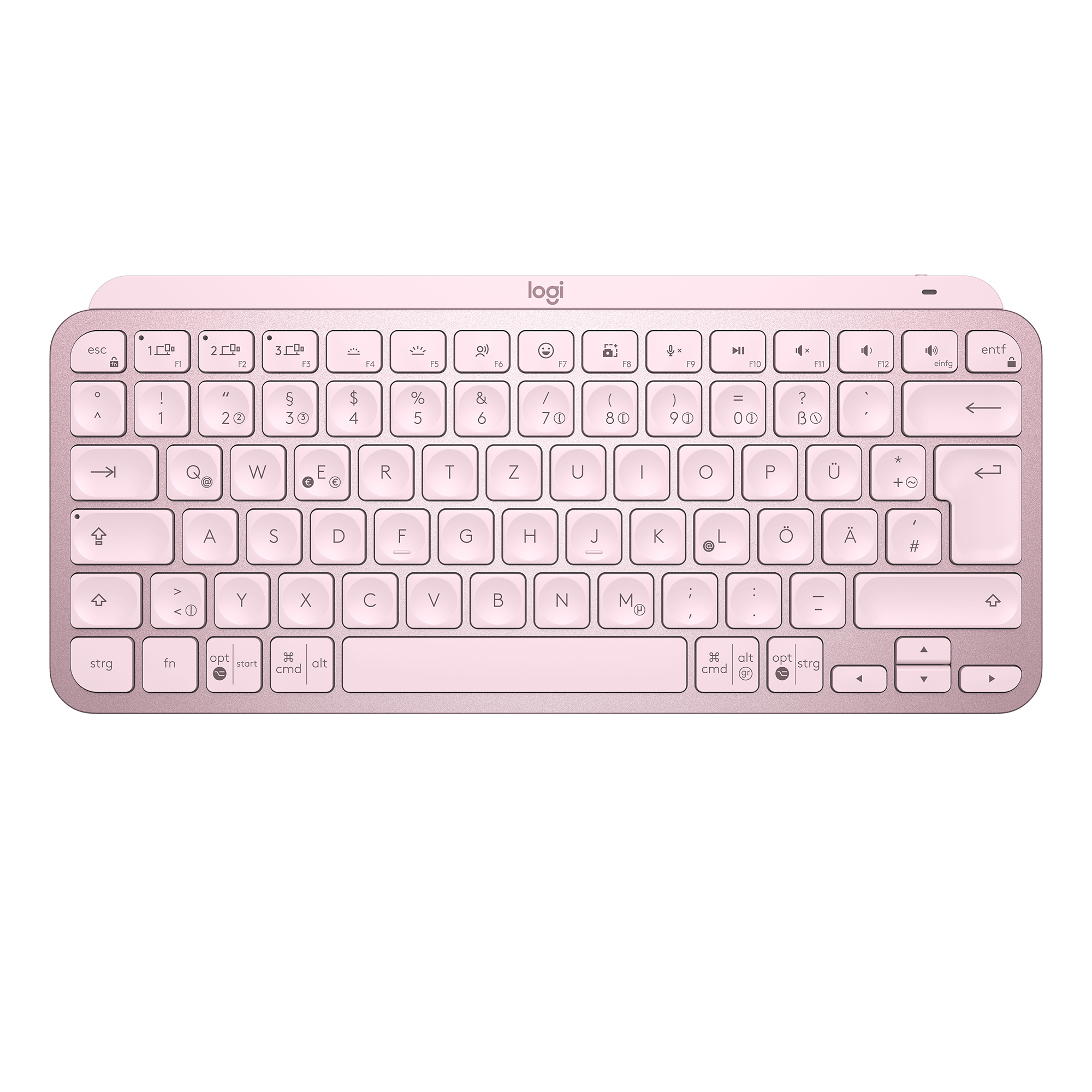 Logitech MX Keys Mini Minimalist Wireless Illuminated Keyboard - ROSE - US INT'L