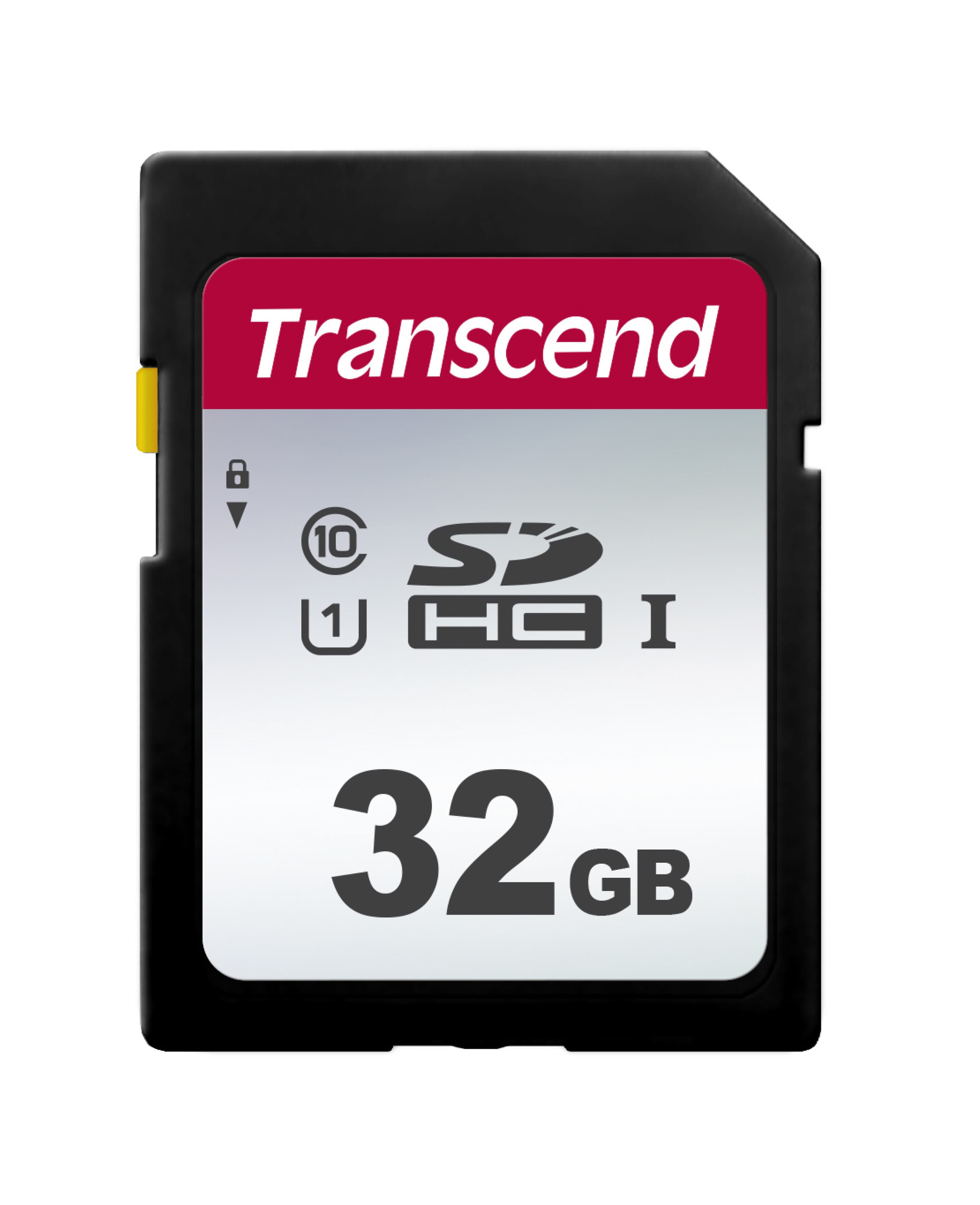 Transcend 300S - 32 GB - SDHC - Klasse 10 - NAND - 95 MB/s - 20 MB/s