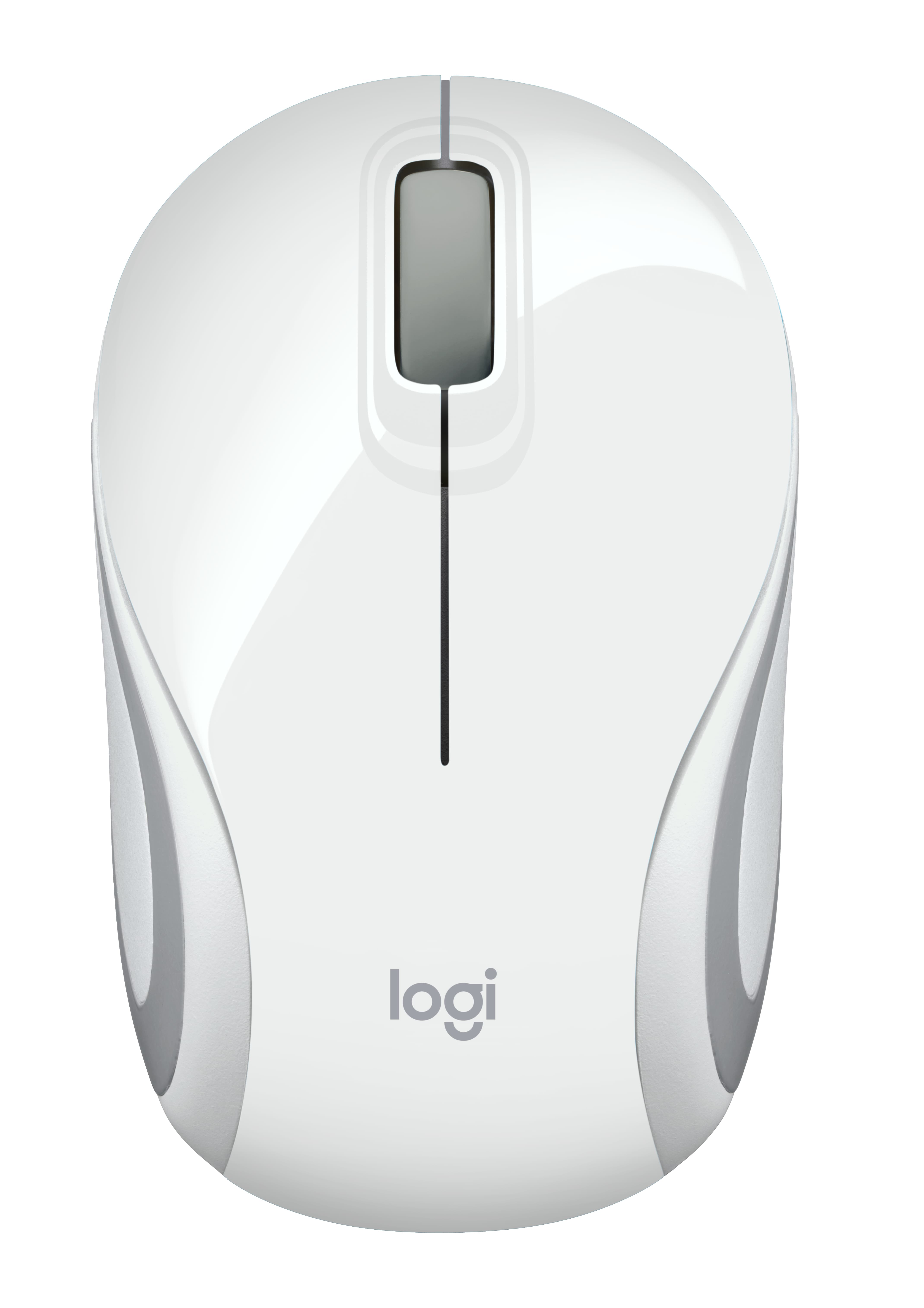 Logitech LGT-M187W - Beidhändig - Optisch - RF Wireless - 1000 DPI - Weiß